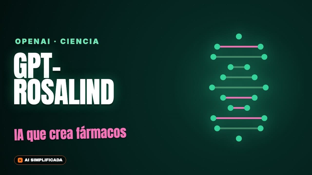 GPT-Rosalind: IA para descubrir fármacos