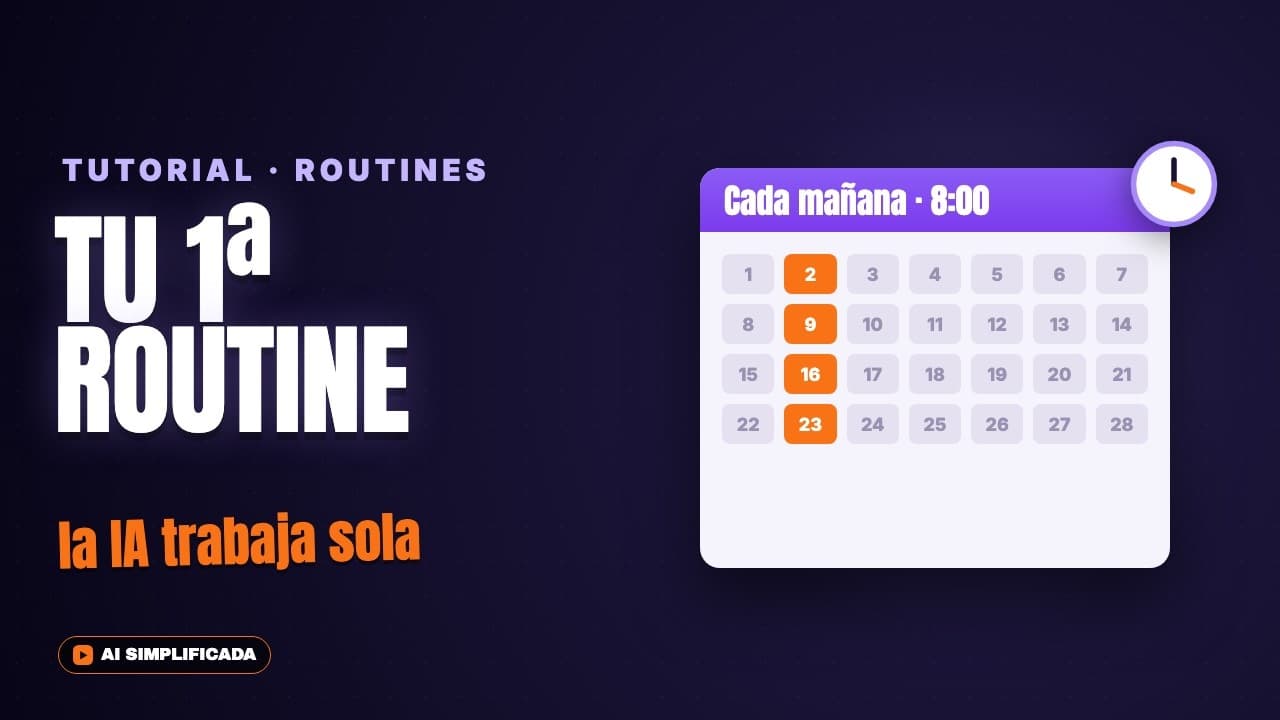 Tu primera Claude Routine en 5 pasos 🤖