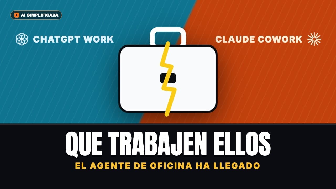 ChatGPT Work vs Claude Cowork: la IA ya no chatea, trabaja