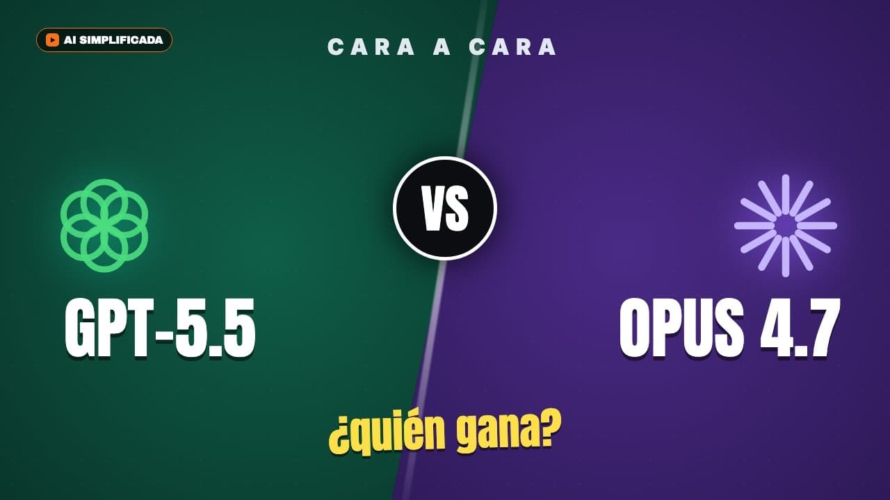 GPT-5.5 vs Claude Opus 4.7: ¿cuál es mejor en 2026?